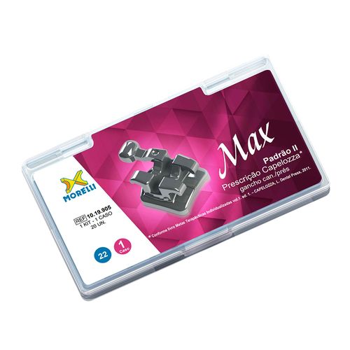 Kit de Bráquete Capelozza Max P II .022 Kit de Bráquete Capelozza Max P II .022