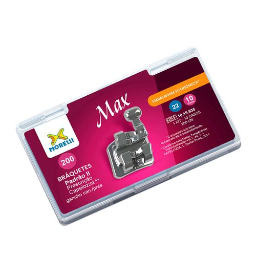 Kit de Bráquete Capelozza Max P II .022 Kit de Bráquete Capelozza Max P II .022