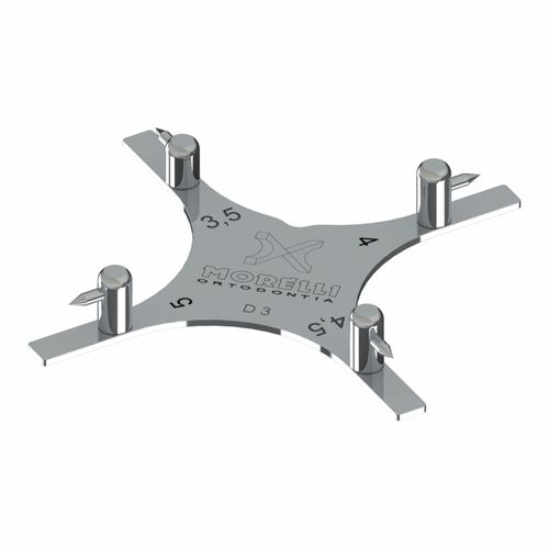 Marcador de Bandas Ortodônticas Tipo Estrela Inox Morelli 3.5-5mm