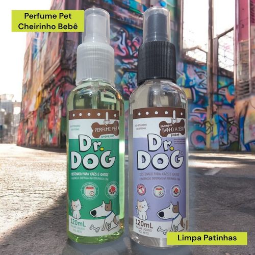 Banho a Seco Pet Pocket +Perfume Cheirinho Bebê Hipoalergênico 120ml Dr. Dog Banho a Seco Pet Pocket +Perfume Cheirinho Bebê Hipoalergênico 120ml Dr. Dog