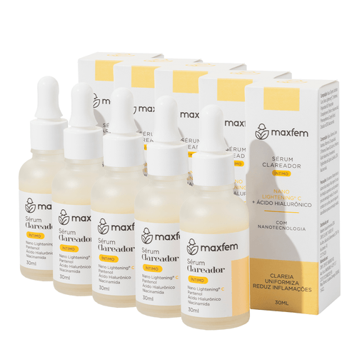 Kit Sérum Clareador Maxfem 5 Unidades Kit Sérum Clareador Maxfem 5 Unidades