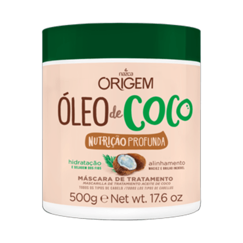 Origem Óleo De Coco Máscara 500g