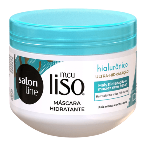 Máscara Hidratante Meu Liso Hialurônico Ultra-Hidratação Salon Line 300g