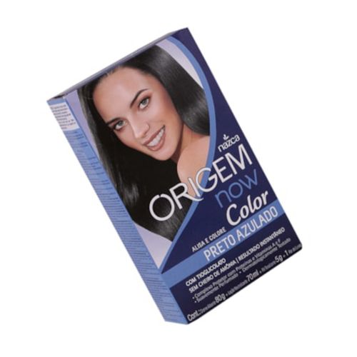 Alisante Color Preto Azulado Origem Kit Now
