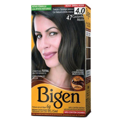 Tintura Bigen 47 Castanho Médio