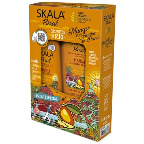 Shampoo + Condicionador Skala 325ml Manga E Castanha