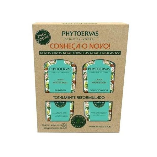 Shampoo 250ml + Condicionador 250ml Phytoervas Cachos