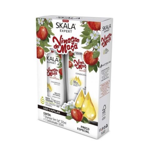 Shampoo + Condicionador Skala 325ml Bomba Keratina