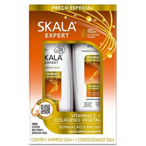 Shampoo + Condicionador Skala 325ml Vitamina C