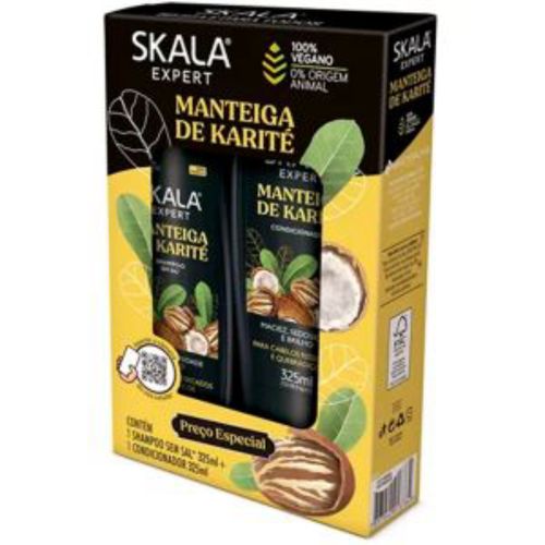 Shampoo + Condicionador Skala 325ml Manteiga Karité