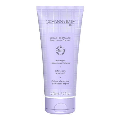 Loção Hidratante Giovanna Baby 200ml Lilac