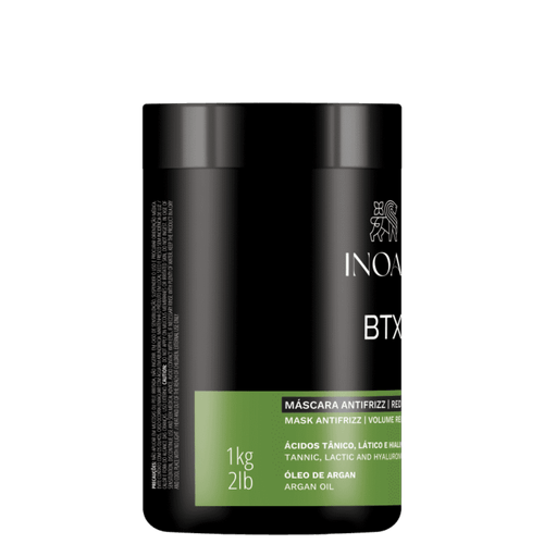 Btx Máscara Antifrizz Redutor de Volume Inoar 1kg