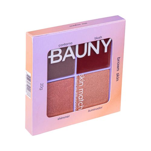 Bauny Skin Match Brown Paleta Multifuncional 20g