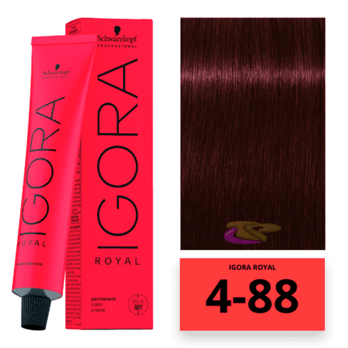 Schwarzkopf Igora Royal Coloração 4-88 Castanho Médio Vermelho Extra 60ml