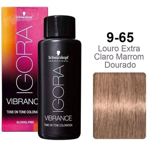 Igora Vibrance 9-65 Louro Extra Claro Marrom Dourado
