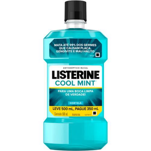 Enxaguante Bucal Listerine Cool Mint 500ml