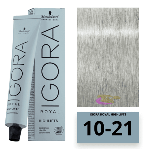 Igora Royal Coloração 10-21 Louro ultra Claro Fume Cinza 60g