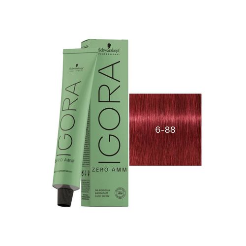 Igora Zero Amm 6-88 Louro Escuro Vermelho Extra 60 ml