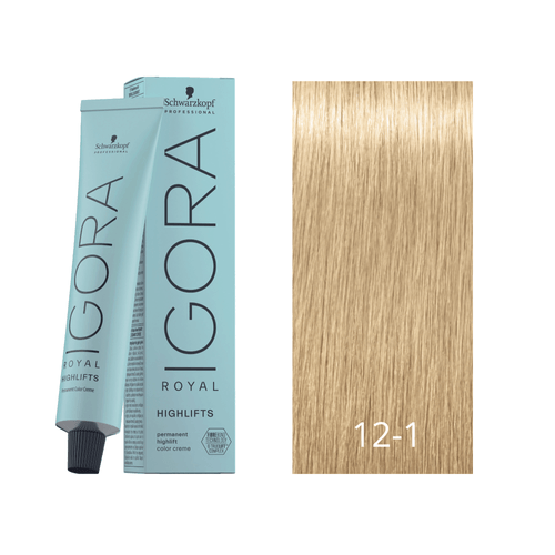 Igora Royal Highlifts 60g - 12.1 Super Clareador Cinza