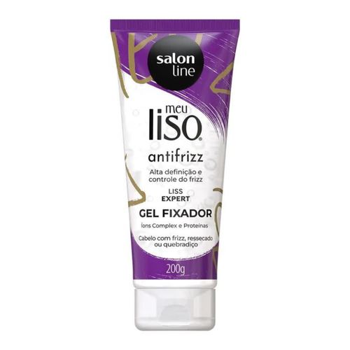 Gel Fixador Salon Line 200g Meu Liso Antifrizz