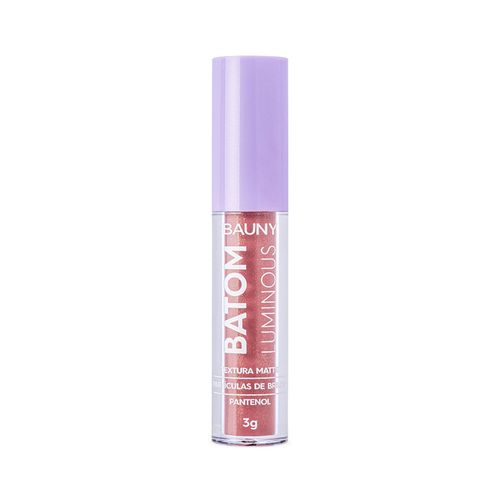 Batom Líquido Bauny 3G Natural Luminous