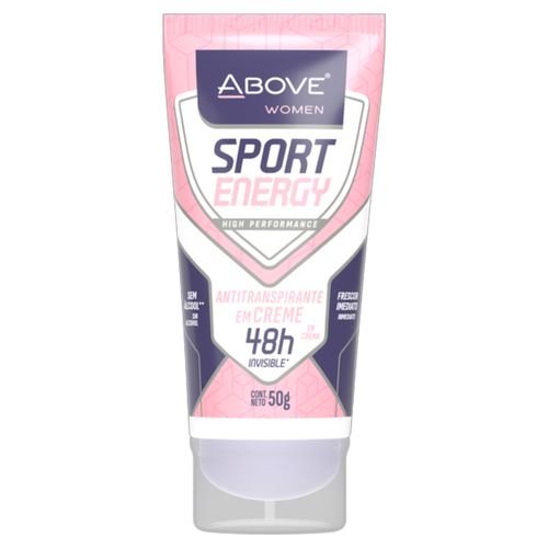 Desodorante Bisnaga Above 50g Sport Energy Women