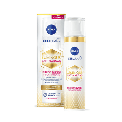 Creme Facial Nivea Luminous 630 FPS50 40ml