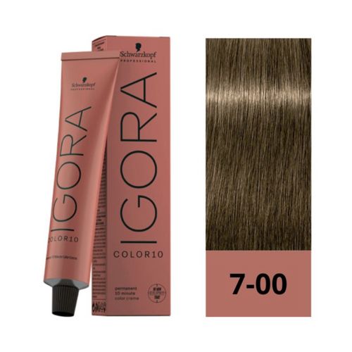 Coloração Igora Color 10 7-00 Louro Médio Natural Extra 60g