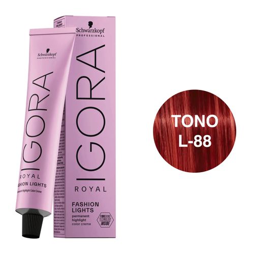 Coloração Igora Royal Ir - L-88 Fashion Lights Vermelho 60ml