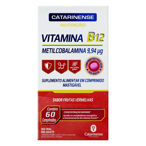 896691---Vitamina-B12-Catarinense-Nutricao-Frutas-Vermelhas-60-Comprimidos-Mastigaveis-1 896691---Vitamina-B12-Catarinense-Nutricao-Frutas-Vermelhas-60-Comprimidos-Mastigaveis-1
