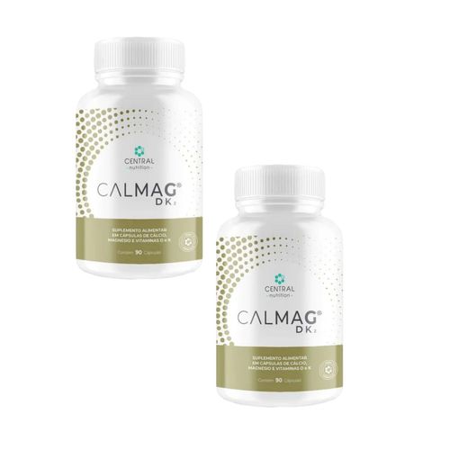 2x Calmag D K2 - 90 Cápsulas - Central Nutrition Sem Sabor 2x Calmag D K2 - 90 Cápsulas - Central Nutrition Sem Sabor