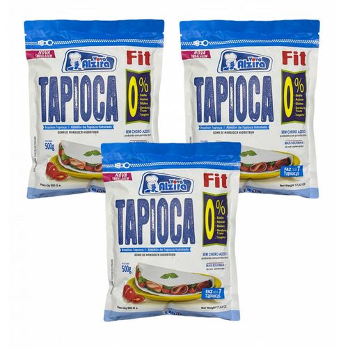 3x Goma De Tapioca Fit Hidratada- Vovó Alzira- 500g