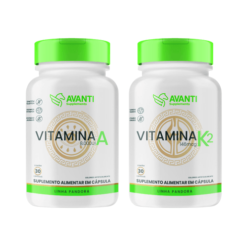 Kit Suplemento Alimentar A + K2