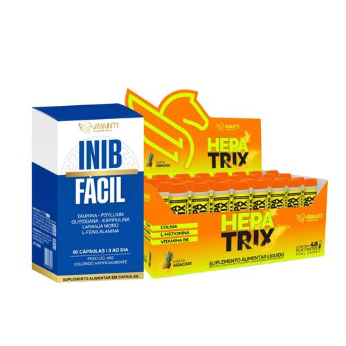 Kit Hepatrix + Inibfácil Abacaxi Kit Hepatrix + Inibfácil Abacaxi