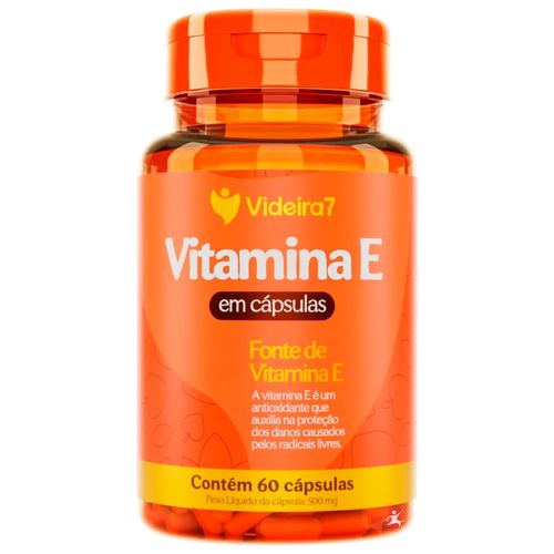 VITAMINA E 400UI POR CÁPSULA ANTIOXIDANTE 1 AO DIA 60 CAPSULAS - VIDEIRA 7