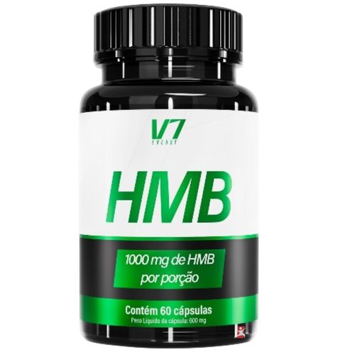 HMB HIDROXIMETILBUTIRATO 500MG POR CÁPSULA 60 CAPSULAS - V7 ENERGY