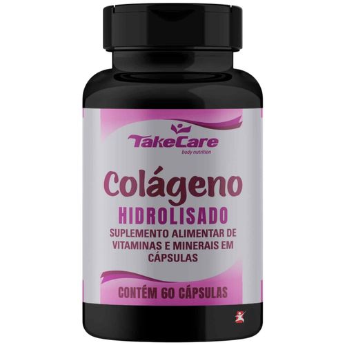 COLÁGENO HIDROLISADO COM VITAMINAS E MINERAIS 60 CÁPSULAS – TAKE CARE COLÁGENO HIDROLISADO COM VITAMINAS E MINERAIS 60 CÁPSULAS – TAKE CARE