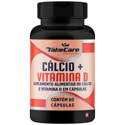 CALCIO + VITAMINA D 2 AO DIA 60 CAPSULAS - TAKE CARE CALCIO + VITAMINA D 2 AO DIA 60 CAPSULAS - TAKE CARE
