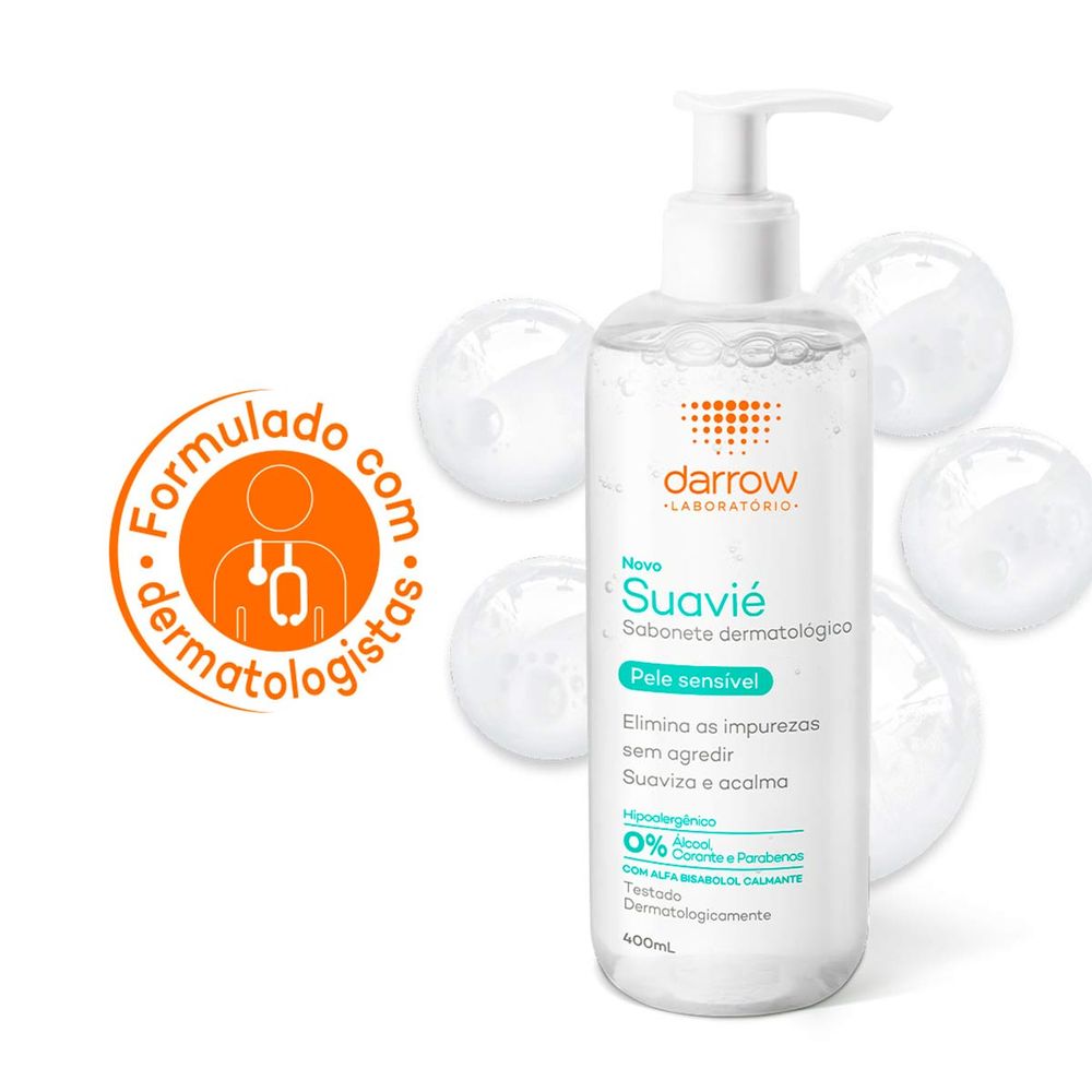 Sabonete Líquido Darrow Suavié Pele Sensível 400ml Drogarias Pacheco
