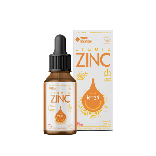 Liquid Zinc For Kids 30ml Alta Absorção Zinco Líquido TrueSource