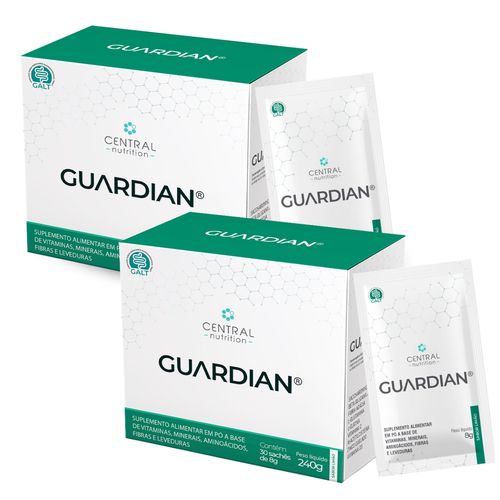 Kit 2 Guardian Aminoácidos Probióticos 30 Sachês Central Nutrition Limão Kit 2 Guardian Aminoácidos Probióticos 30 Sachês Central Nutrition Limão