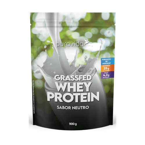 NOVO WHEY GRASSFED PURAVIDA 900G Neutro
