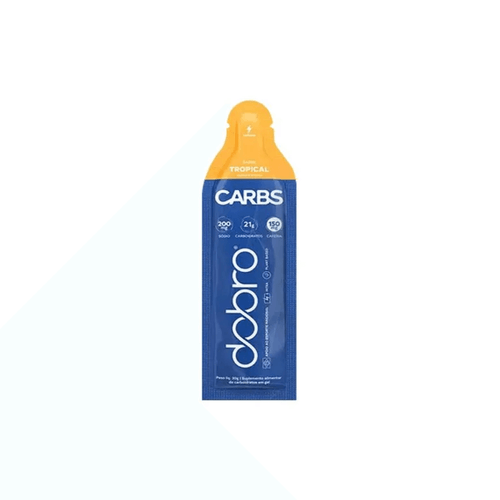 Carbs Gel Tropical com Cafeína 1 Sachê 30g Dobro