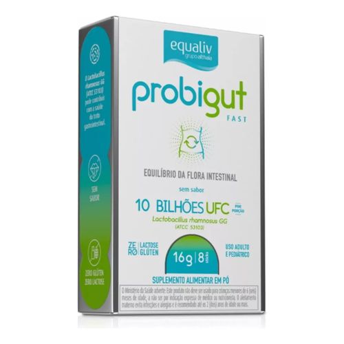 Suplemento Alimentar Probigut Fast Equaliv - 8 Sachês