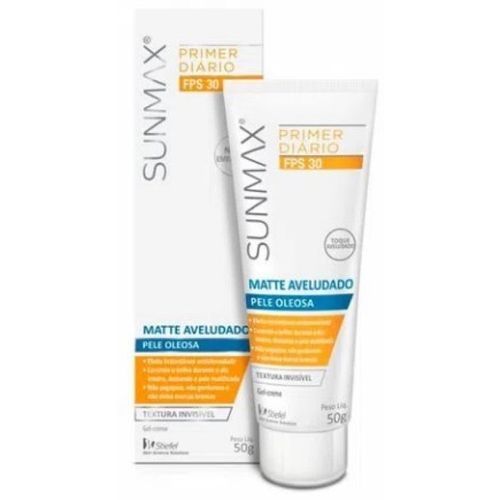 Primer Diário - Sunmax - Matte Aveludado FPS 30 - 50g