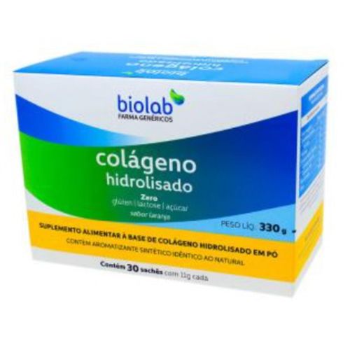 Colágeno Hidrolisado Biolab 30 sachês