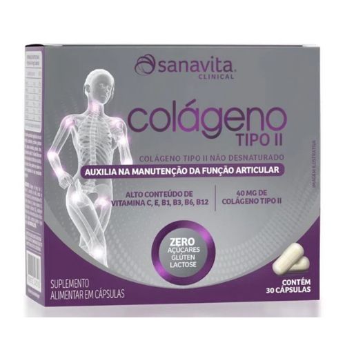 Colágeno Tipo II Sanavita 30caps
