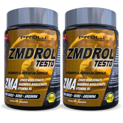KIT 2 ZMDROL TESTO 120 CÁPSULAS PROLJ NUTRITIONAL ZMDROL TESTO 120 CÁPSULAS KIT 2