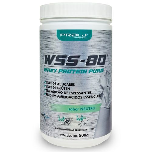 Whey Puro WSS-80 500g Sabor Neutro Prolj Nutritional WHEY PURO WSS80 500G SABOR NEUTRO