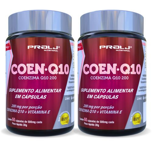 Kit 2 Coen-Q10 + Vit E 200mg 60 Cápsulas Prolj Nutritional COEN-Q10 VIT E 200MG 120 CÁPSULAS KIT 2 Kit 2 Coen-Q10 + Vit E 200mg 60 Cápsulas Prolj Nutritional COEN-Q10 VIT E 200MG 120 CÁPSULAS KIT 2